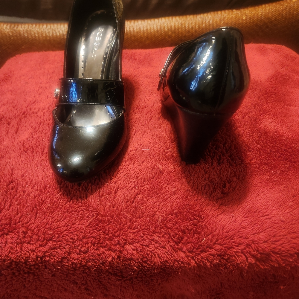 BCBGirls Shiny Black Heels
